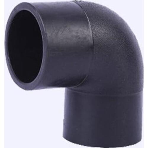 New Material PE Pipe Fittings PE Butt Elbow Butt 90 Degree Elbow L63 / L90 / L110 / L125 / L315