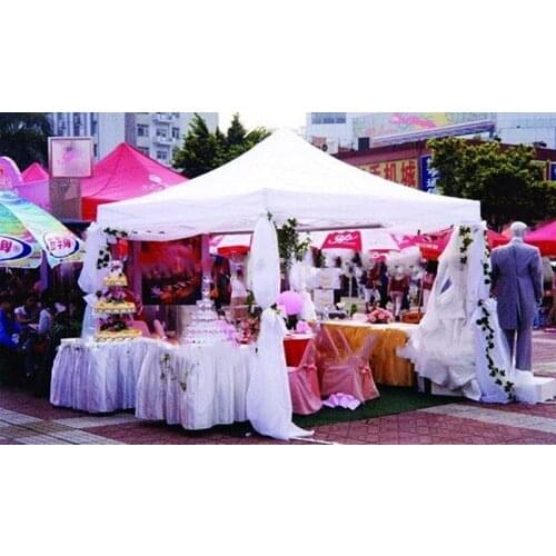 2.5m x 2.5m Folding Tent Marquee Garden Gazebo Wedding Event Party Exhibition Fair Festival Receipt Canopy Pavilion Sun Shelter