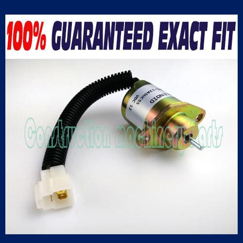 Fuel Shutdown Solenoid, Fit Kubota SA-4569T SA-4569-T / 1503ES12A5UC5S