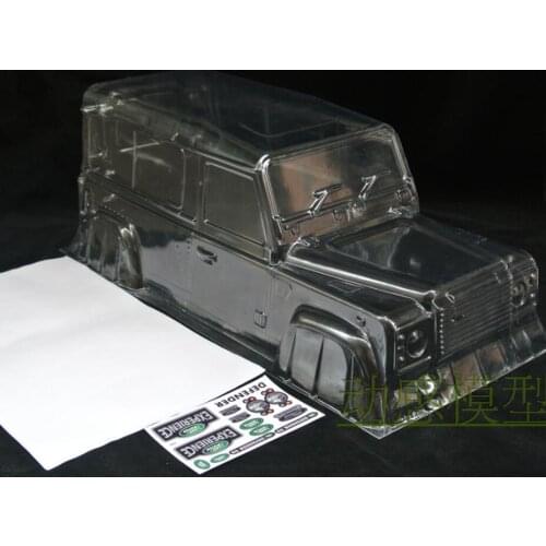 1/10 RC Rock Crawler Clear Body wheelbase 313mm for 1/10 RC Rock Crawler Axial SCX10 AX90046 D110 Laand Rover Defender