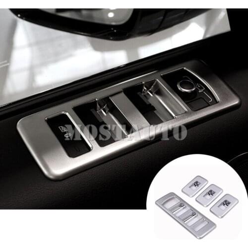 For Land Rover Range Rover Sport Inner Door Window Switch Trim Cover 2014-2017 4pcs Car Accessories Interior Car Decor Car Trim