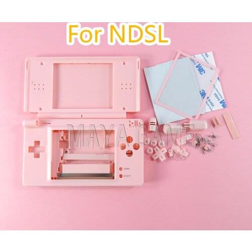 5sets/lot Housing Shell Cover Case Full Set Replacement For Nintendo DS Lite for NDSL Game Console Case Cover