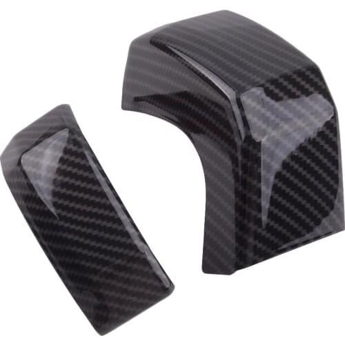 Beler 2Pcs Car Co-pilot Dashboard Strip Cover Trim Fit for Toyota 4Runner 2010-2016 2017 2018 2019 2020 Carbon Fiber Style LHD