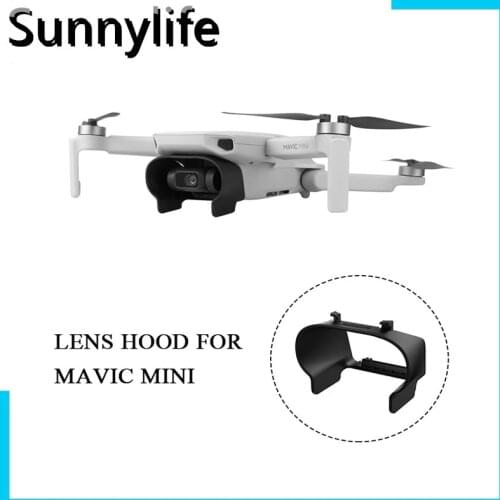 Lens Hood for DJI Mavic Mini /DJI Mini 2,Shape Lens Sun Shade Glare Shield Lens Camera Protector Gimbal Protector
