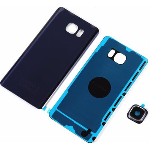 For Samsung Galaxy Note5 N920F N920 Housing Glass Back Battery Cover+Camera Lens Cover+Sticker Adhesive(NOTE 5 All versions)