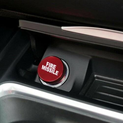 General Fire Projectile Eject Button Car Cigarette Lighter Cover Accessories Metal Cigarette Lighter Car Motorcycle