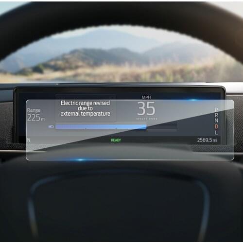 LFOTPP For Mustang Mach-E 10.2 Inch 2021 Car LCD Instrument Display Tempered Glass Screen Protector Auto Interior Accessories