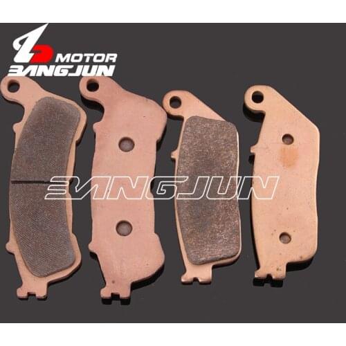 Motorcycle Front Rear Copper Base Metal Brake Pads For HONDA DN-01 2008-09-10-2011 NT700 2006-2012