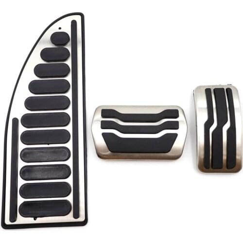 Car Accelerator Pedals Brake Pedal Set Covers Clutch Rest Foot Pedals Cover for Ford Focus 2 3 4 MK2 MK3 MK4 2005 -2017