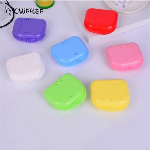 Cleaner Levert DropshipDenture Bath Storage Box Case Dental False Teeth Appliance Container Storage Boxes Dentures