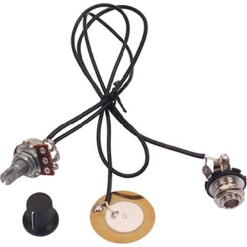 Piezo Transducer Pickup Amplifier for Guitar Violin Ukulele Banjo Cigar Box