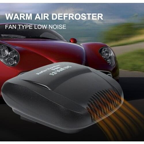 Portable Electric Car Heater 12V Two Mode Heating Fan Windshield Defrosting Fan Car Lighter Demister Defroster Winter