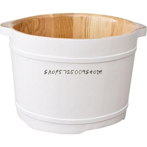 Red Oak Foot Soaking Barrel Wooden Foot Bath Barrel Foot Washing Basin Foot Soaking Basin Small Wooden Basin Solid Wood F