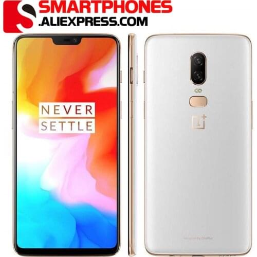 CN Version Global ROM Oneplus 6 8GB 256GB Snapdragon 845 Octa Core AI Dual Camera 20MP+16MP Face ID Unlock Android 8 Smartphone