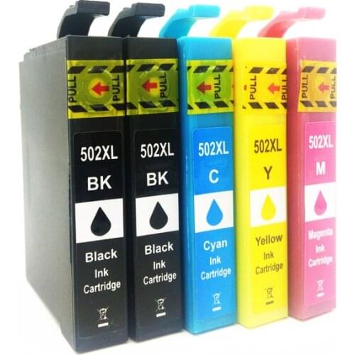 Vilaxh T502XL 502XL Compatible Ink Cartridge With ARC Chip For Epson T502 XL Expression Home XP-5100 XP-5105 WF-2860DWF WF-2865D