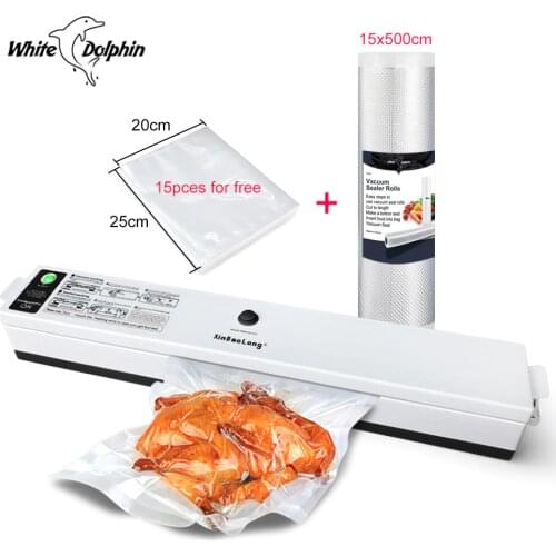 Home Food Packaging Machine Vacuum Sealer 220V 110V Sealing Fresh Film Sealer Vacuum Packer Mini China Vacuum Sealer Rolls Bags
