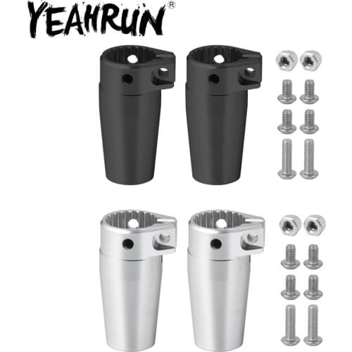 YEAHRUN RC Truck Upgrade Parts 1Pair Rear Axle Knuckles Cup Adapters For AXIAL Wraith 90018 1/10 RC Crawler Car