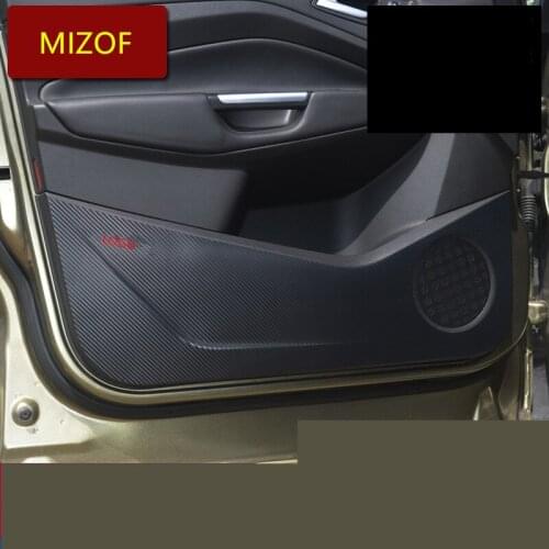 Interior Door Panel Anti-kick Protective Sticker For Ford Focus Mondeo Territory Edge Ecosport Taurus Kuga Escort 2012-19 CAB271