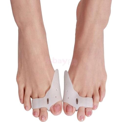 1 Pair Toes Gel Stretchers Bunion Protector Straightener Bunion Corrector Foot Care Hallux Valgus