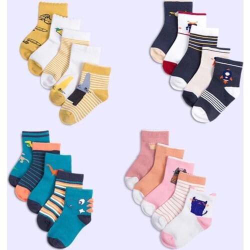 5 Pairs Baby Girls Socks Spring Summer Cotton Newborn Baby Socks Baby Meias Para Bebe Kids Socks for Children Boys Socks 1-12Y