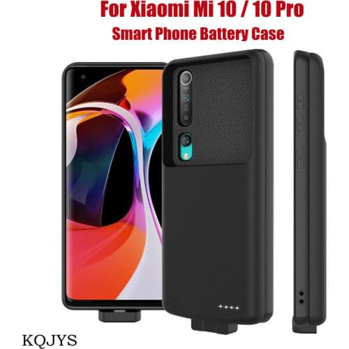 KQJYS Portable Wireless Power Bank Charging Cover For Mi 10 Pro 5G Magnetic Battery Charger Cases for Xiaomi Mi 10 Battery Case