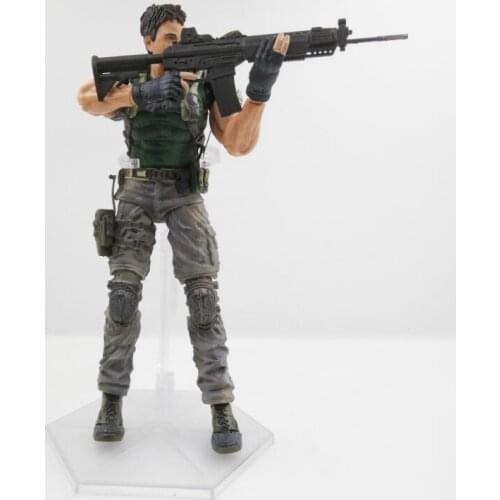 Biohazard Character Chris Redfield Articulated Action Figure Toys 28CM