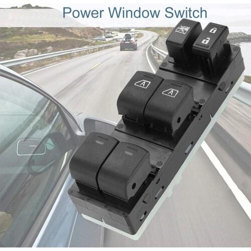 25401-ZN50C Electric Master Power Window Lifter Control Switch Regulator Button for 07-12 Nissan Altima Sedan Driver Side
