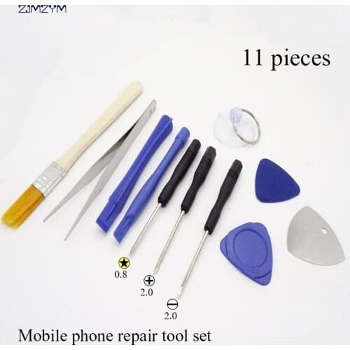Hot sale 11 in 1 Mobile Phone Repairing Tool Kit Spudger Pry Opening Tool LCD Repair Tools with screwdrivers for Iphone tool