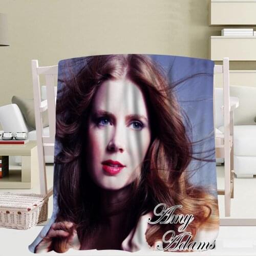 Custom Amy Adams Custom Travel BlanketsThrows on Sofa/Bed/Plane Travel Blankets 56x80inch 50X60inch 40X50inch