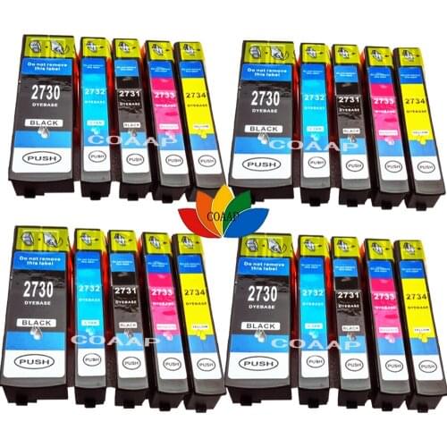 20pcs Ink Cartridge for Compatible EPSON XP520 XP600 XP610 XP620 XP700 XP800 XP810 XP820 printer T2730 273 XL 273XL