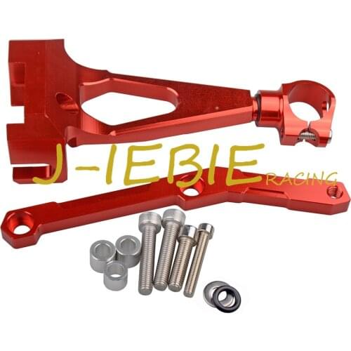 CNC Steering Damper Stabilizer Bracket Mounting For Yamaha MT09 2013-2016 2014 2015 Red