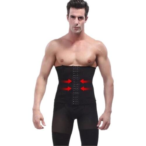 Men Waist Shaper Belt Trainer Corset Tummy Slimming Body Corset Girdle Reduction BellyMen Body Shaper