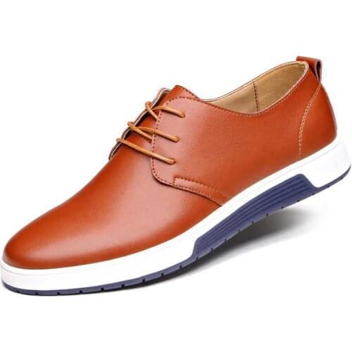 2021 New Mens Fashion Casual Leather Shoes Hollow Mens Casual Shoes Korean Version Of The British Sneakers Lace-Up Shoes