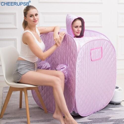 Portable Home Steam Sauna Box Slimming Beauty Body Steamer Heater Bath Shower Room Full Kit Set Massage Bath Cabin SPA Sauna Bag