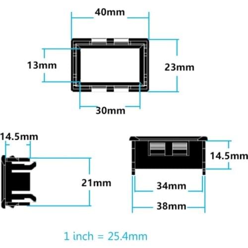 DC 0-99.99V (100V) 4-digits 0.36inch Digital Voltmeter 3Wire Voltage Panel Meter 4-30V 3 times / second 400K 0.000-99.99-100.0