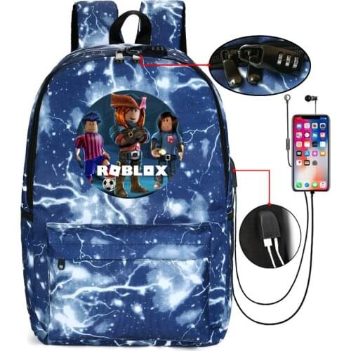 Lightning USB Anti-theft Backpack Women Bagpack Canvas Student Backpack For Boy Girl Children bag Teenagers Schoolbags