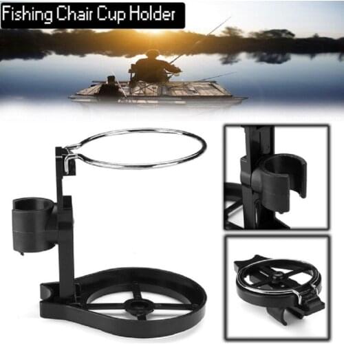 Folding Drink Cup Bottle Holder Portable Fishing Chair Accessories Outdoor Camping Cup Holder Fishing Supplies