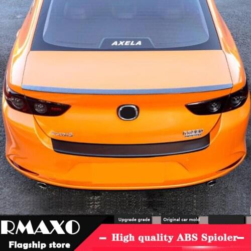 For Mazda 3 Axela Spoiler 2020-2021 Mazda3 Axela XXk Spoiler ABS plastic Material Car Rear Wing Color Rear Spoiler