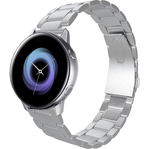Active2 40mm 44mm Ultra-Thin Wrist Band for Samsung Galaxy Watch 42mm Strap 20mm Quick release Business Stainless Steel Bracelet