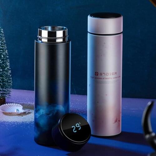Smart Temperature Display Water Bottle Stainless Steel Thermos Vacuum Flasks Tumbler Coffee Mugs and Cups Garrafa Termica Termo