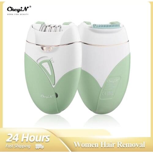 CkeyiN Electric Women Epilator Female Shaver Bikini Hair Trimmer Depilator Body Leg Hair Remover Painless Professional Shaving