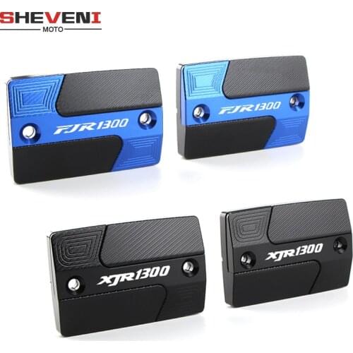 1 Pair For YAMAHA XJR1300 XJR 1300 FJR1300 FJR 1300 Motorcycle CNC Aluminum Front Clutch Brake Fluid Reservoir Cover Caps