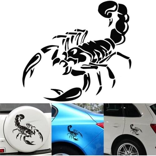30cm x 12cm DIY 3D Scorpion Car Stickers Car Styling Sticker for Cars Decoration