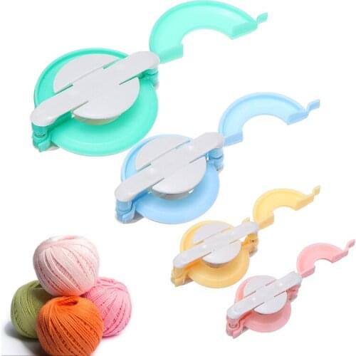 4pcs 4 Sizes Pom Pom Maker Plastic Pompon Set Fluff Ball Weaver Needle Craft Knitting Tool DIY Sewing Auxiliary Tools