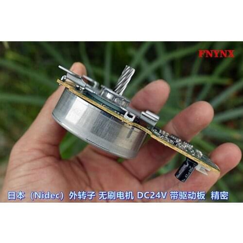 5PCS Original JAPAN Nidec DC12V-24V Precision Outer Rotor Brushless Motor With Drive Board