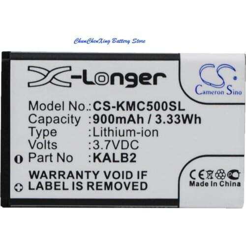 Cameron Sino 900mAh Battery KALB2 for Maxcom MM461BB MM105 MM132 MM132BB MM133 MM133BB MM136 MM136BB MM143 MM355 MM355BB