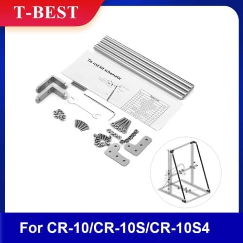 Aluminum Profile Supporting Pull Rod Kit 3D Printer Parts Accessories for Creality 3D CR-10/CR-10S/CR-10S4