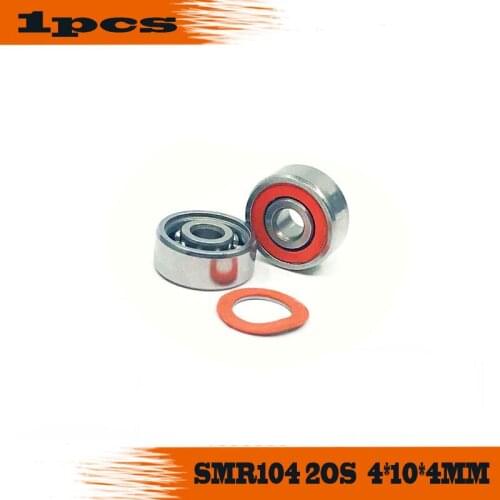 Free shipping 1PCS 4X10X4mm SMR104 2OS CB ABEC7 Stainless Steel Hybrid Ceramic Bearings/Fishing Reel Bearings SMR104C 2OS