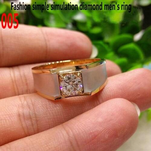 Black King Gold Rings For Men