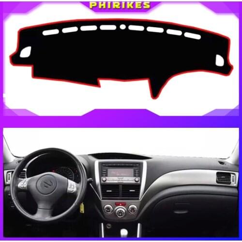 Car Dashboard Cover Sun Shade Non-slip Dash Mat Pad Carpet Car Stickers Interior Accessories For Subaru Forester 2008-2012